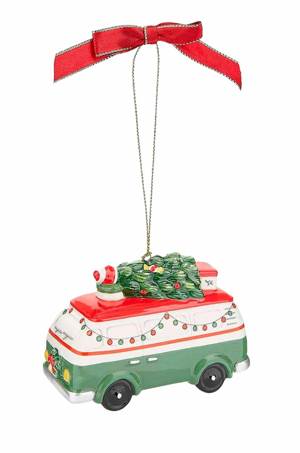Spode Ornament Christmas Tree Camper Van