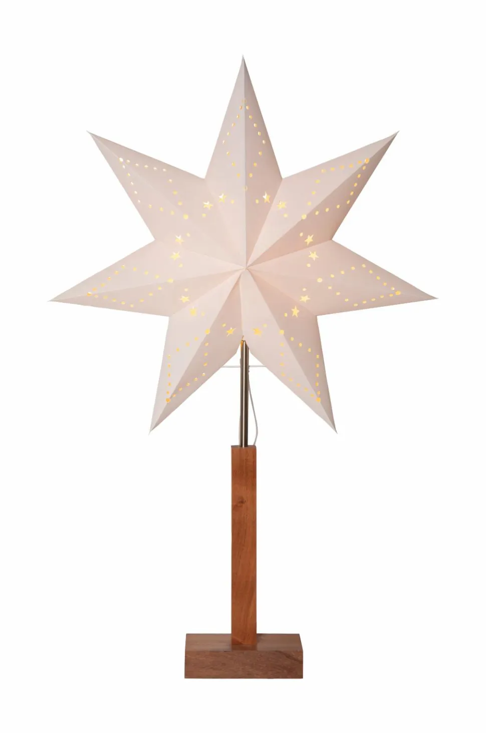 Star Trading Karo Stjerne på fod 70 cm