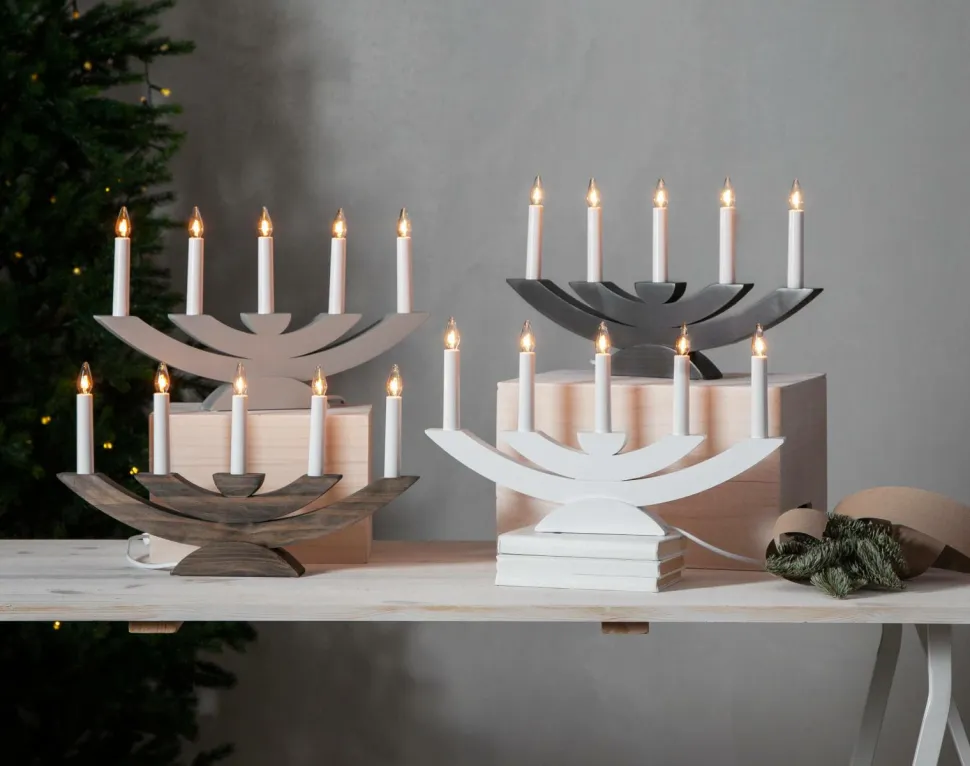 Star Trading Lysestage Navida 24 cm