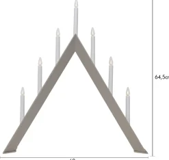 Star Trading Lysestage Arrow e 64,5 cm