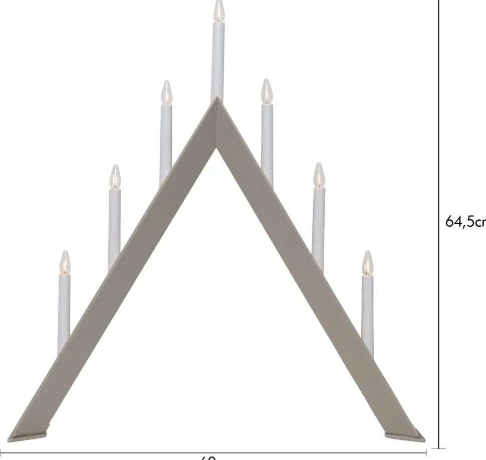 Star Trading Lysestage Arrow e 64,5 cm