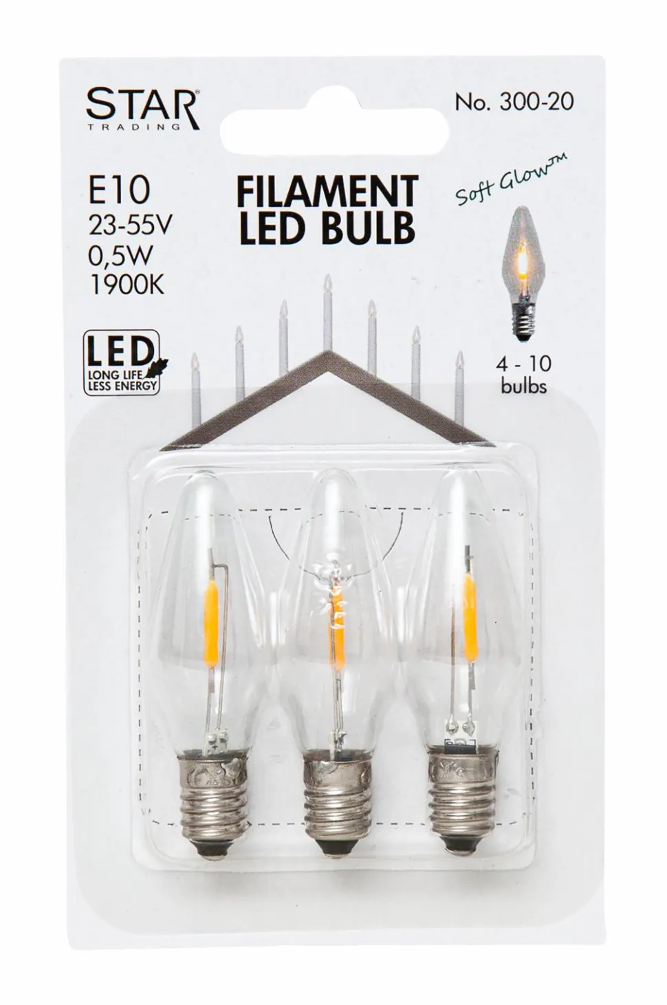 Star Trading Reservepære Sparebulb Universal LED 3p