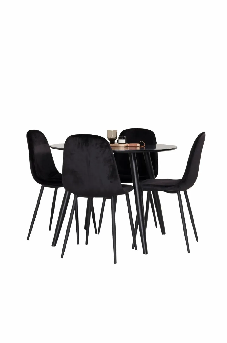 Venture Home Spisebordssæt Plaza med 4 stole Polar