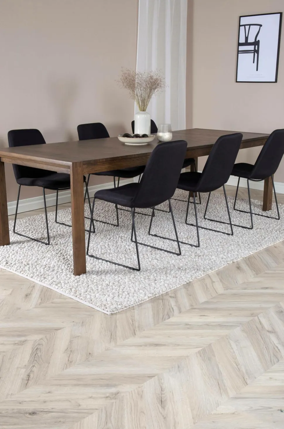 Venture Home Spisebord Slider med Muce-stol