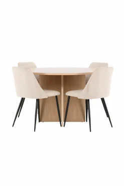 Venture Home Spisebord Strada med stol Night
