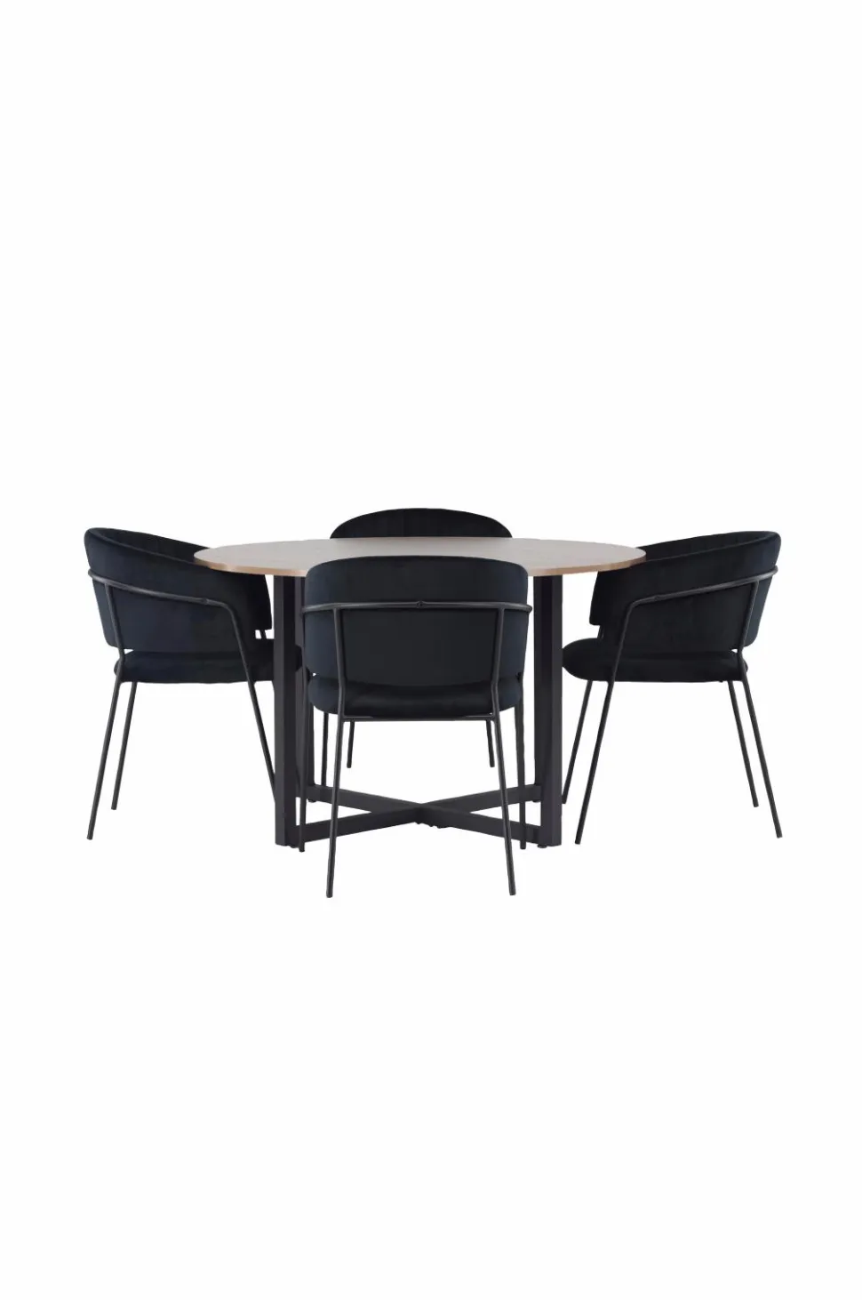 Venture Home Spisegruppe Durango med 4 stk. stole Selma