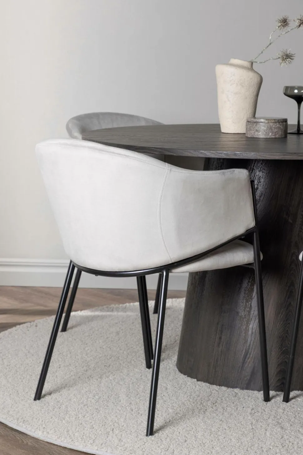 Venture Home Spisegruppe Lanzo med 4 stole Evelina