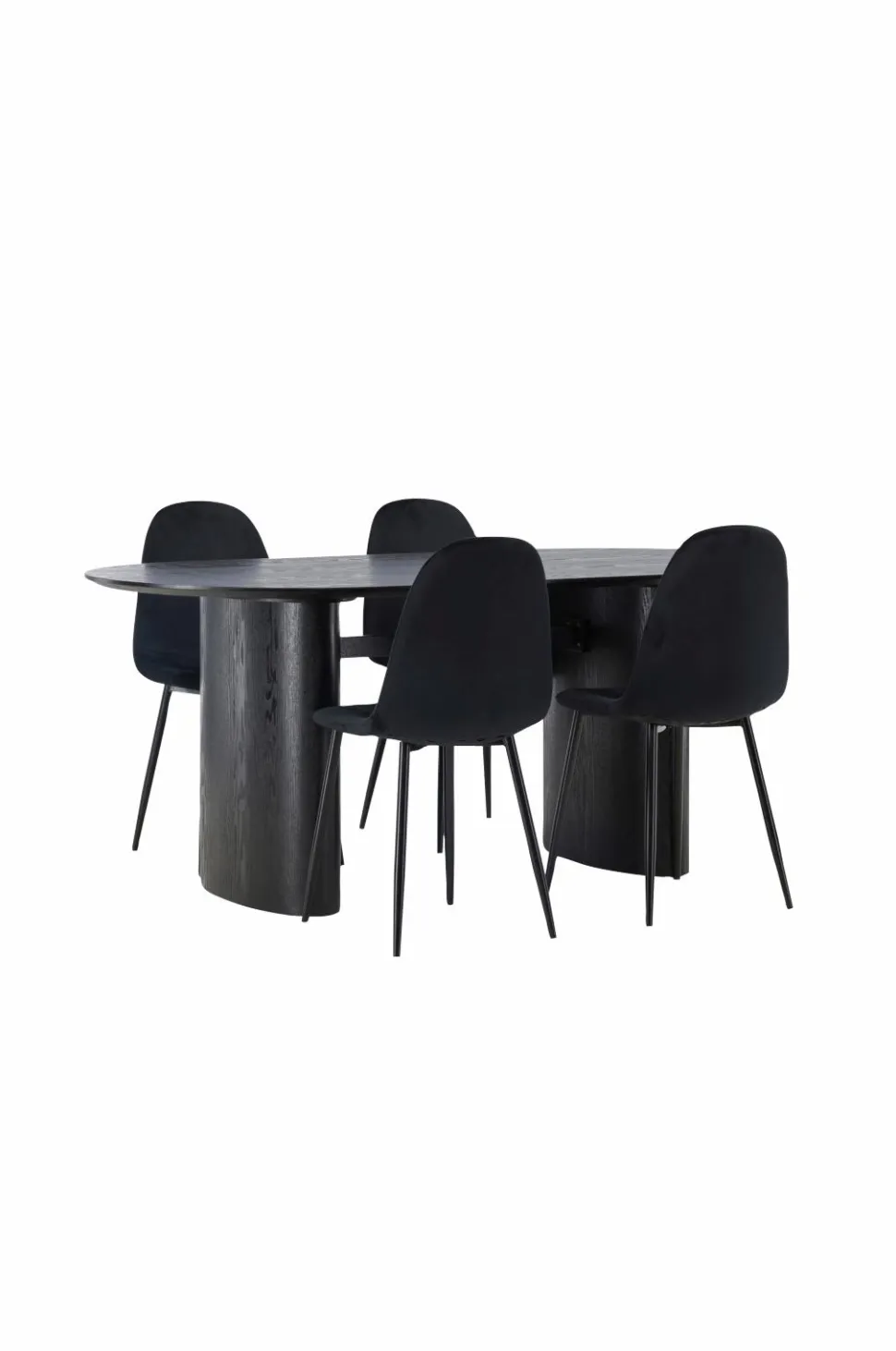Venture Home Spisegruppe Isolde med 4 stole Polar