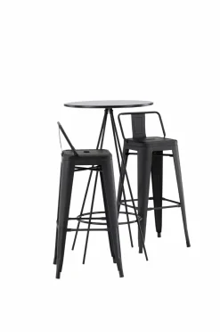 Venture Home Spisegruppe Bistro med 2 stk. stole Tempe