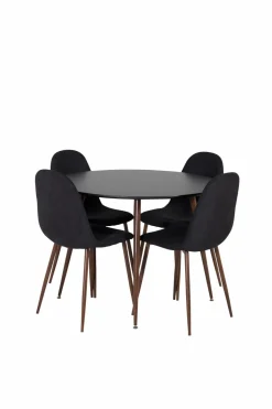 Venture Home Spisegruppe Plaza med 4 stole Polar