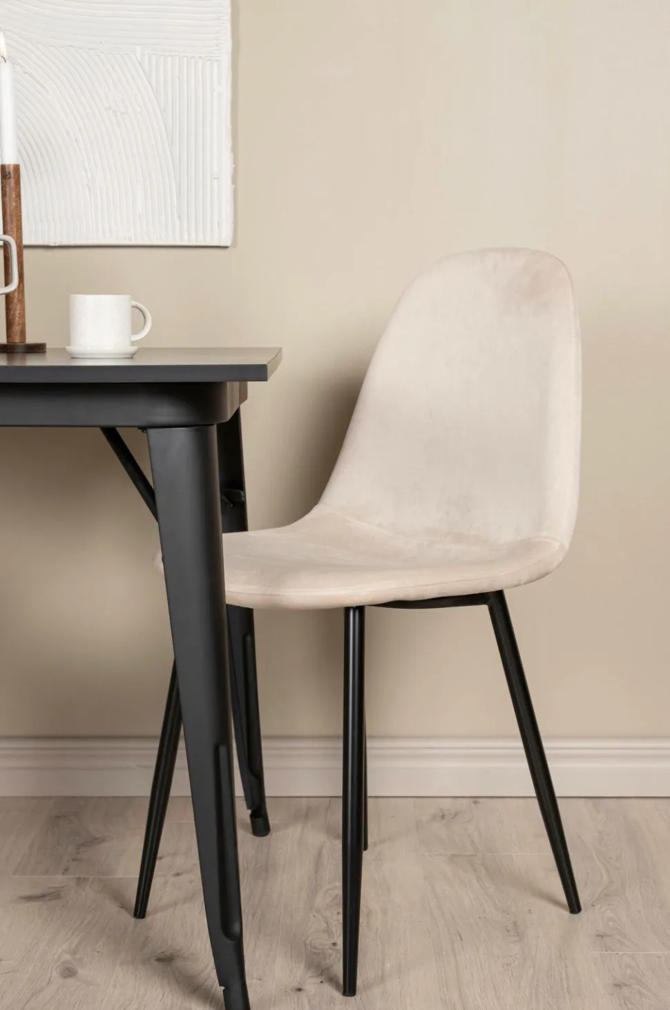 Venture Home Spisegruppe Tempe med 2 spisebordsstole Polar