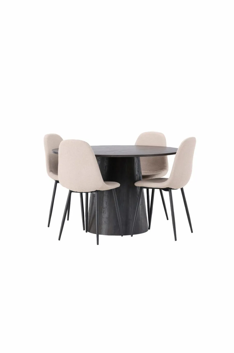 Venture Home Spisegruppe Lanzo med 4 stole Polar