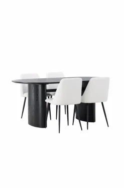Venture Home Spisegruppe Isolde med 4 stk. stole Night