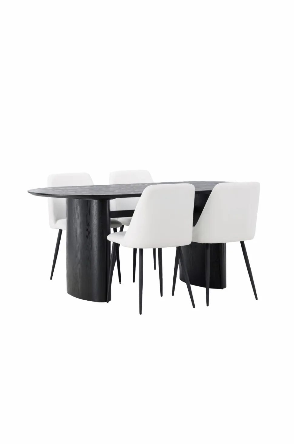 Venture Home Spisegruppe Isolde med 4 stk. stole Night