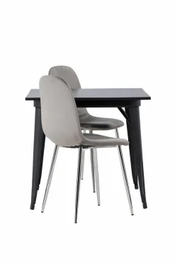 Venture Home Spisegruppe Tempe med 2 stole Eva