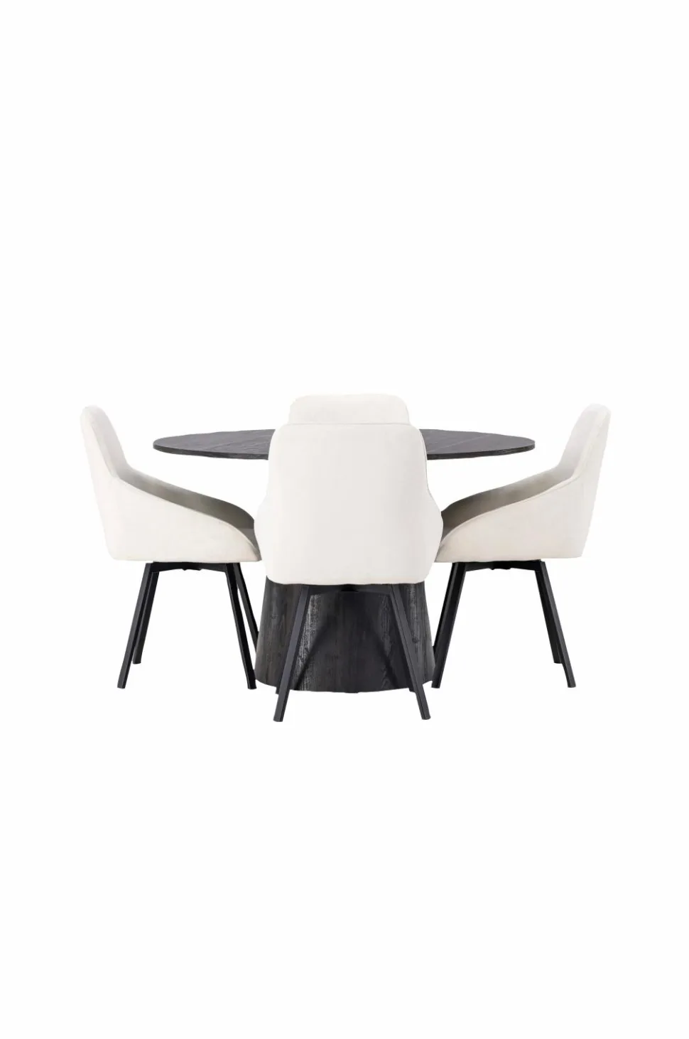 Venture Home Spisegruppe Lanzo med 4 stole Rosie