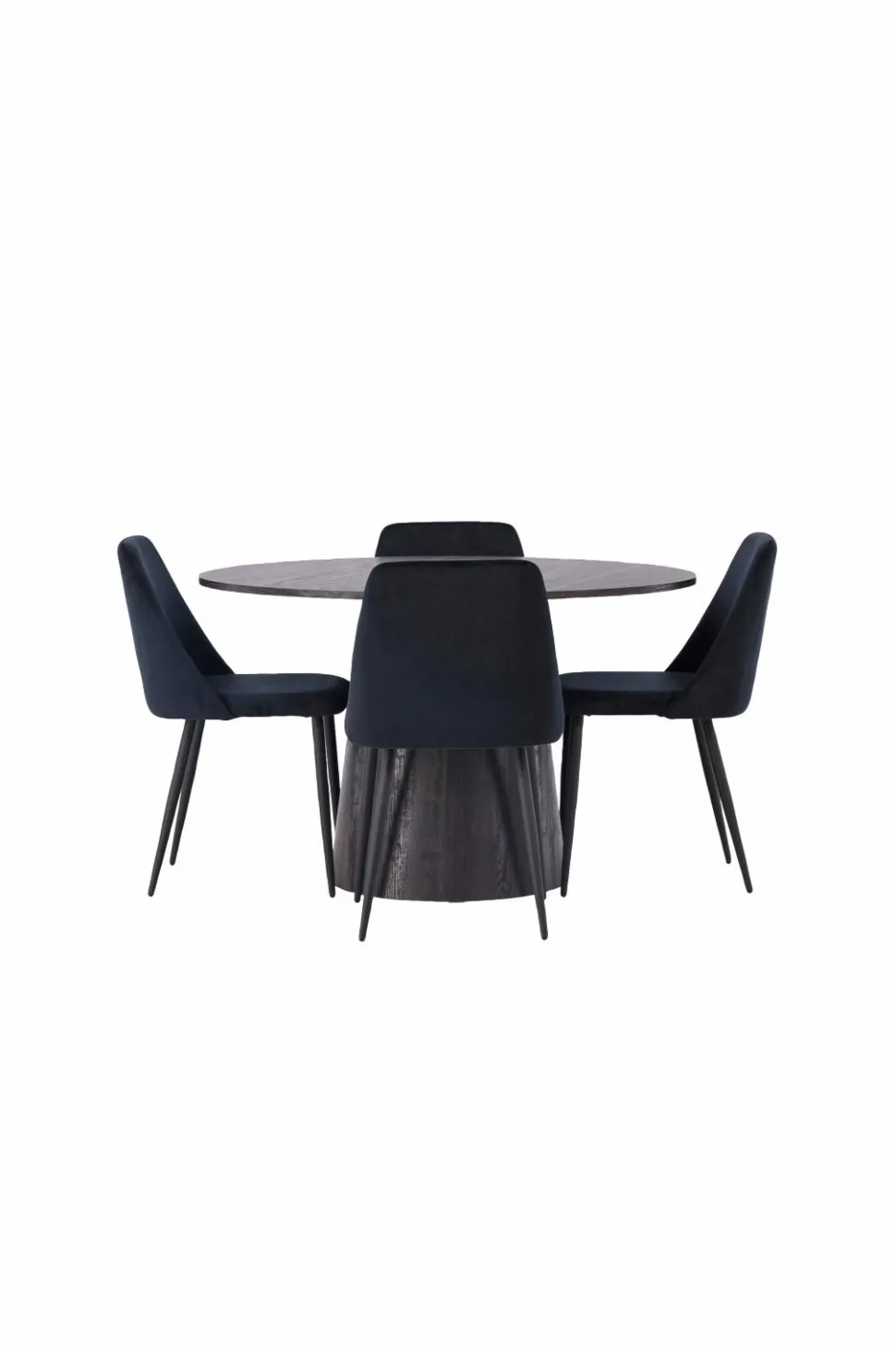 Venture Home Spisegruppe Lanzo med 4 stole Night