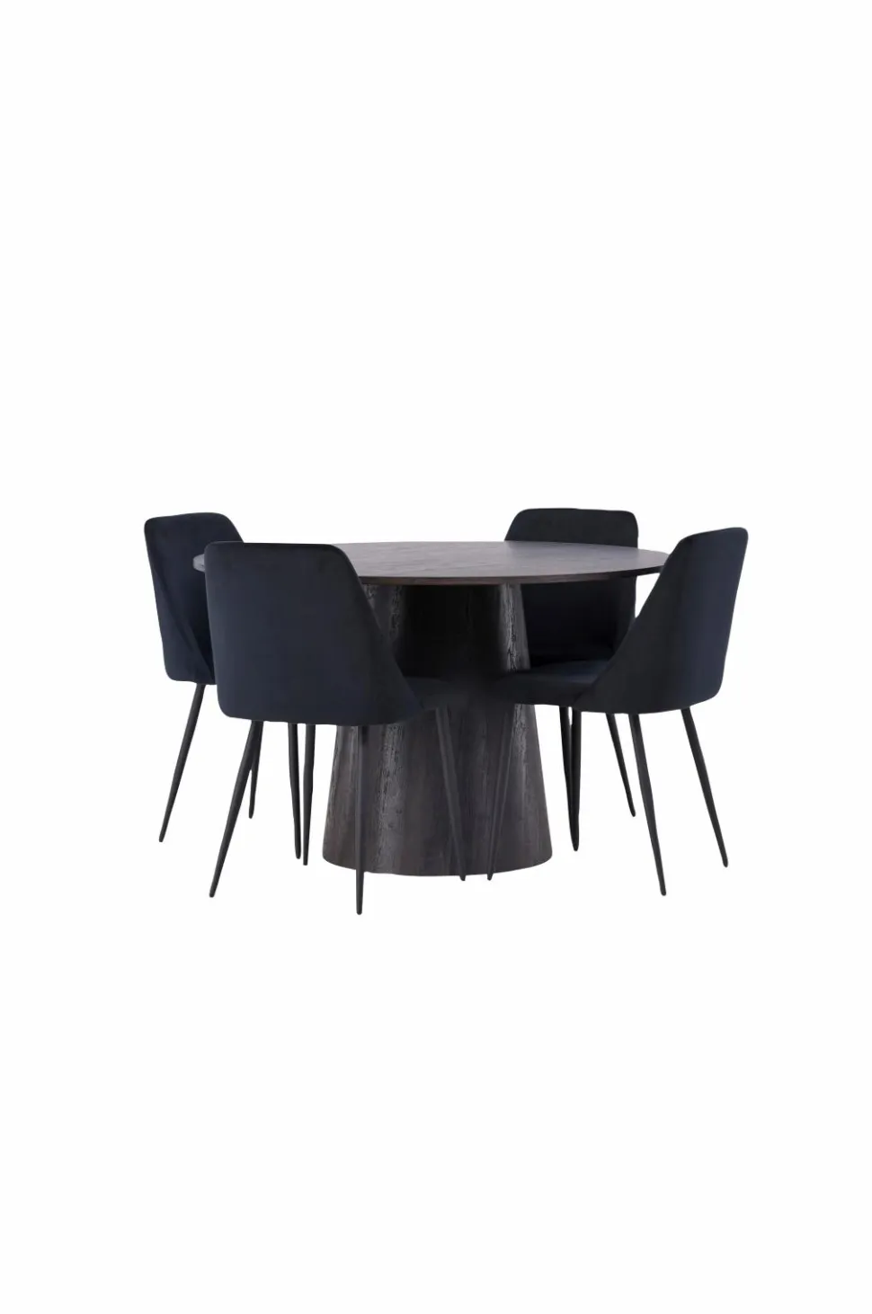Venture Home Spisegruppe Lanzo med 4 stole Night