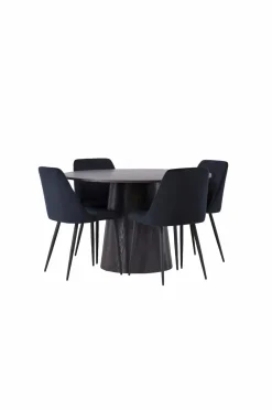 Venture Home Spisegruppe Lanzo med 4 stole Night