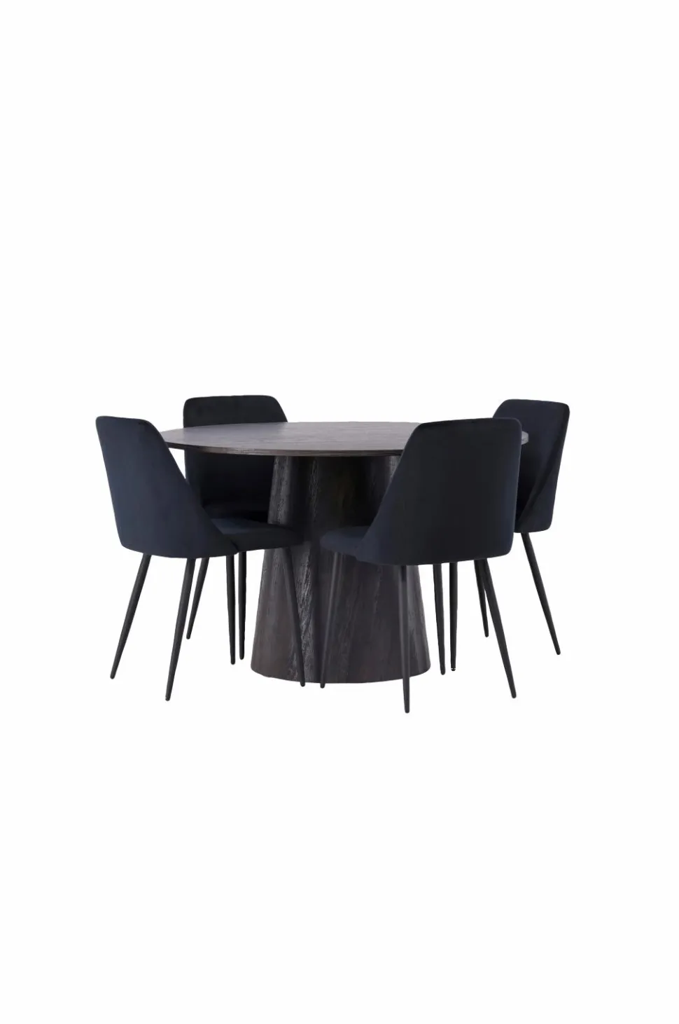 Venture Home Spisegruppe Lanzo med 4 stole Night