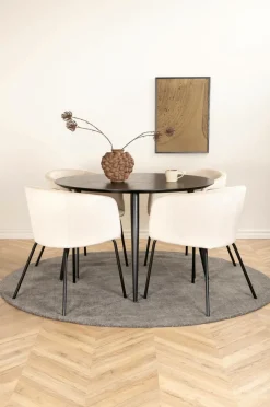 Venture Home Spisegruppe Dipp med 4 spisebordsstole Berit