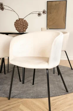 Venture Home Spisegruppe Dipp med 4 spisebordsstole Berit