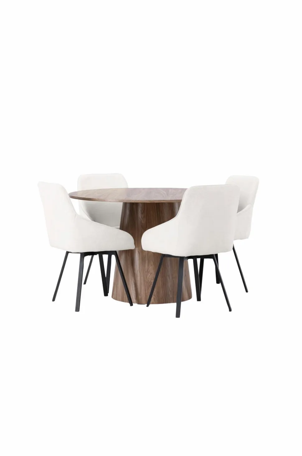 Venture Home Spisegruppe Lanzo med 4 stole Rosie
