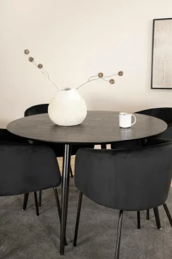 Venture Home Spisegruppe Dipp med 4 spisebordsstole Berit