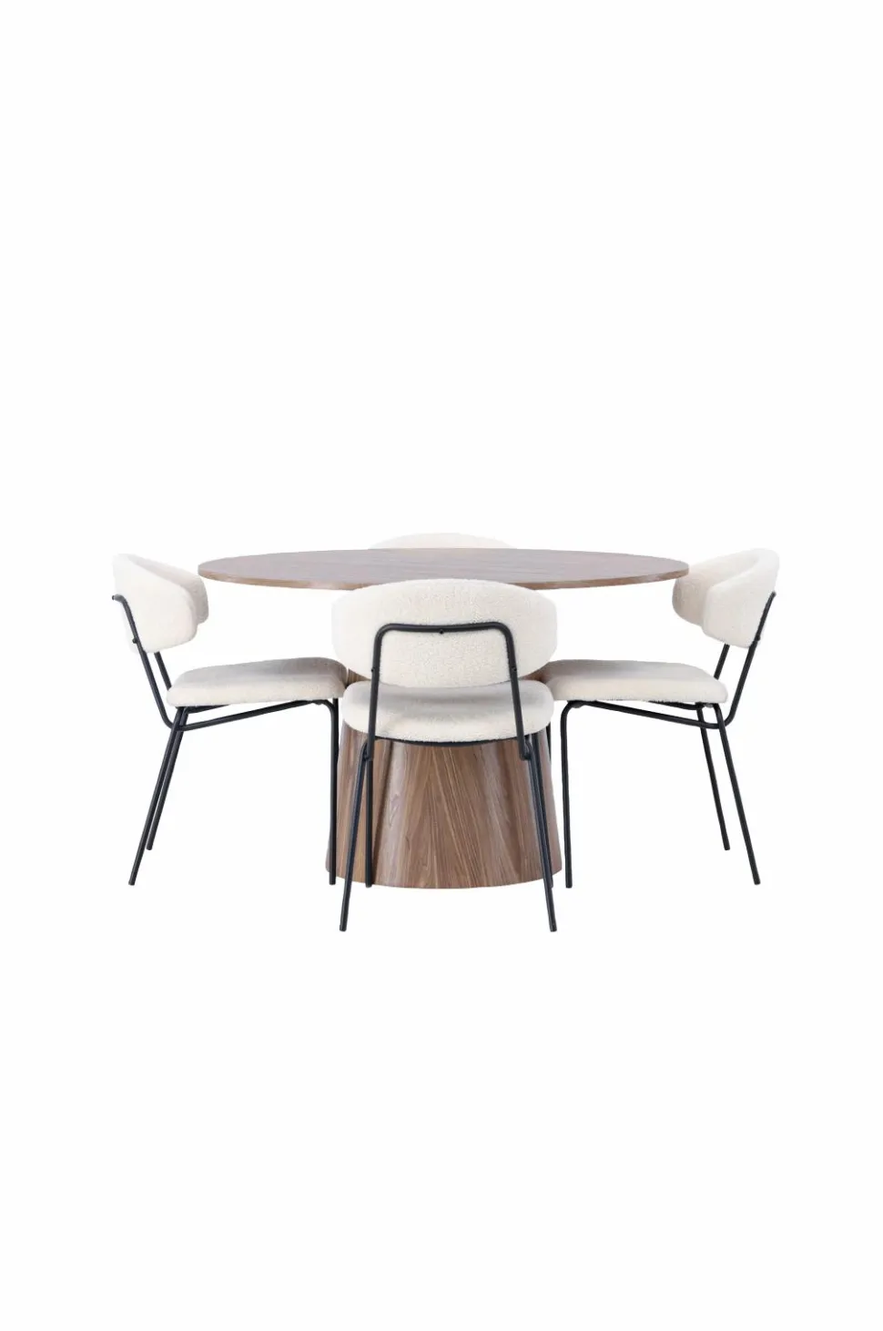 Venture Home Spisegruppe Lanzo med 4 stole Chico
