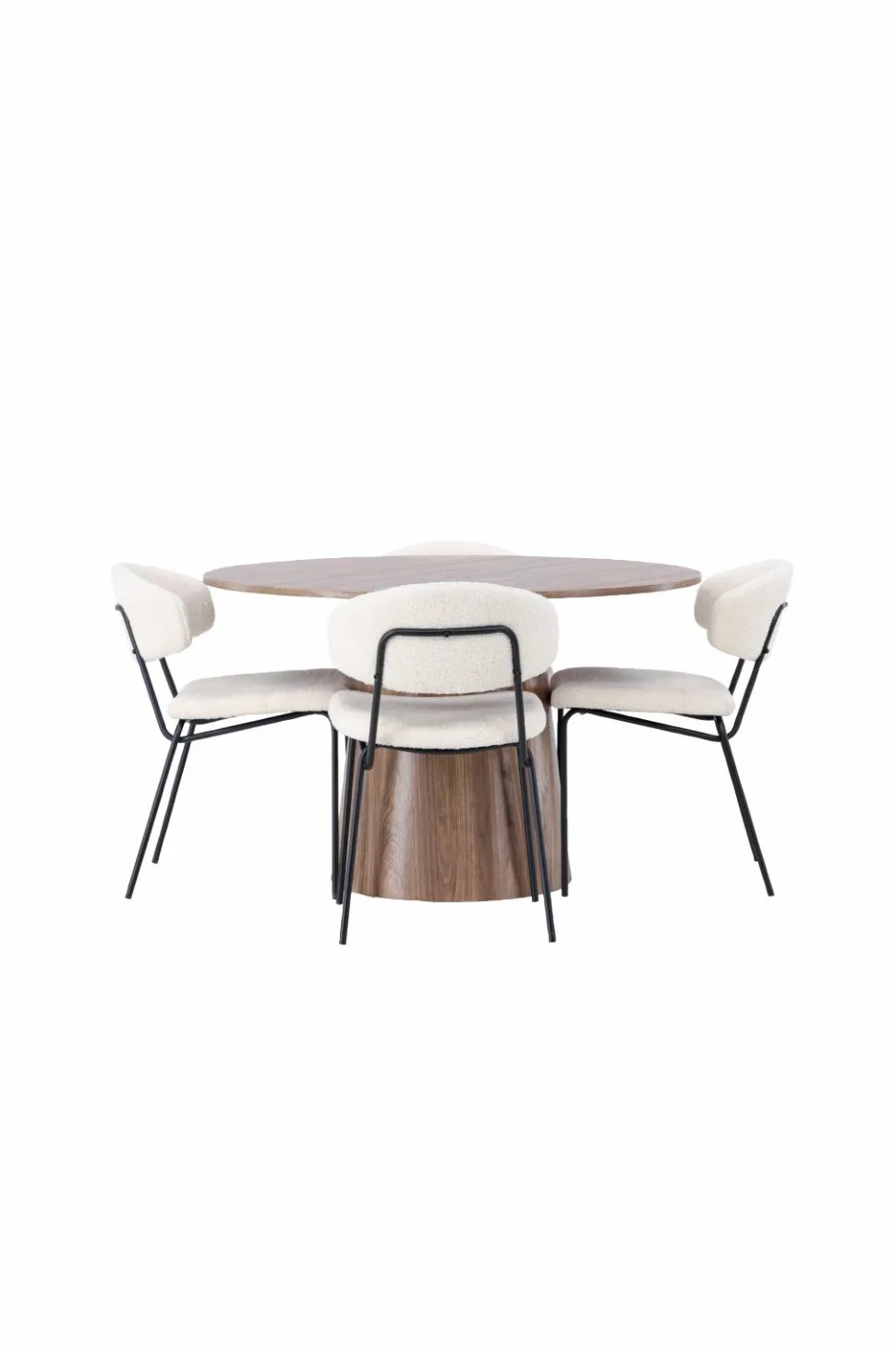 Venture Home Spisegruppe Lanzo med 4 stole Chico