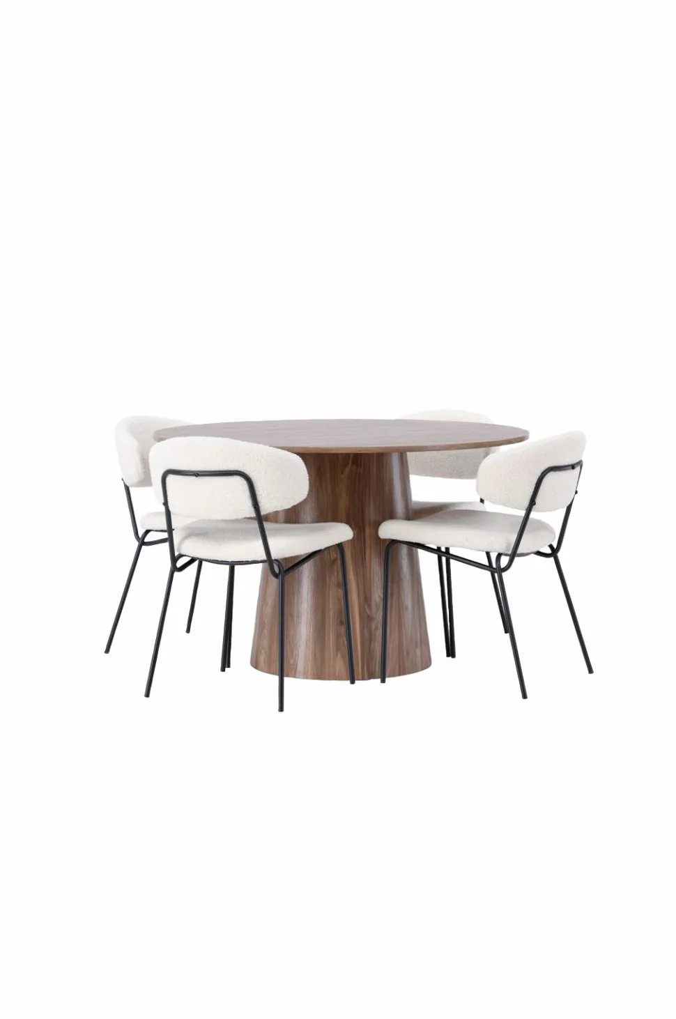 Venture Home Spisegruppe Lanzo med 4 stole Chico