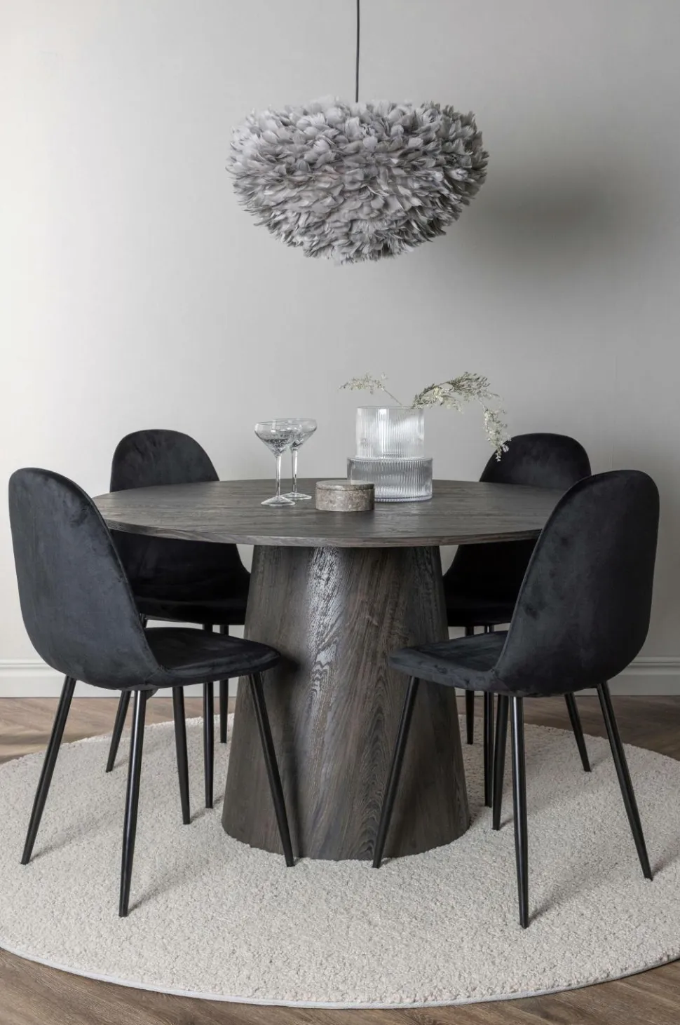 Venture Home Spisegruppe Lanzo med 4 stole Polar