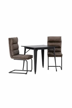Venture Home Spisegruppe Tempe med 2 stole Zizo