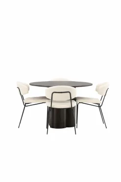 Venture Home Spisegruppe Olivia med 4 stole Chico