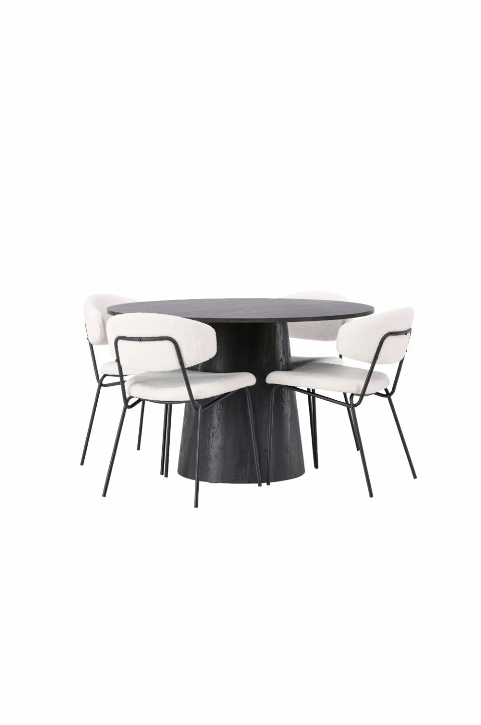 Venture Home Spisegruppe Lanzo med 4 stole Chico