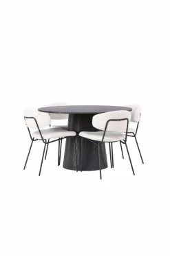 Venture Home Spisegruppe Lanzo med 4 stole Chico
