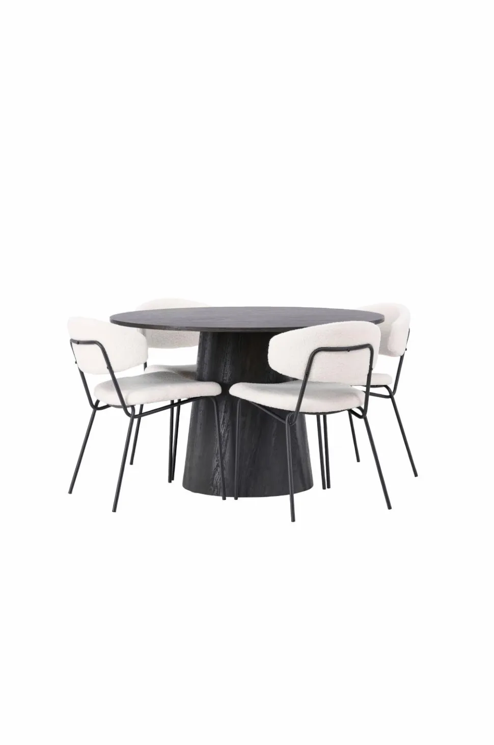 Venture Home Spisegruppe Lanzo med 4 stole Chico