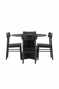 Venture Home Spisegruppe Bootcut Round og stolene Montros