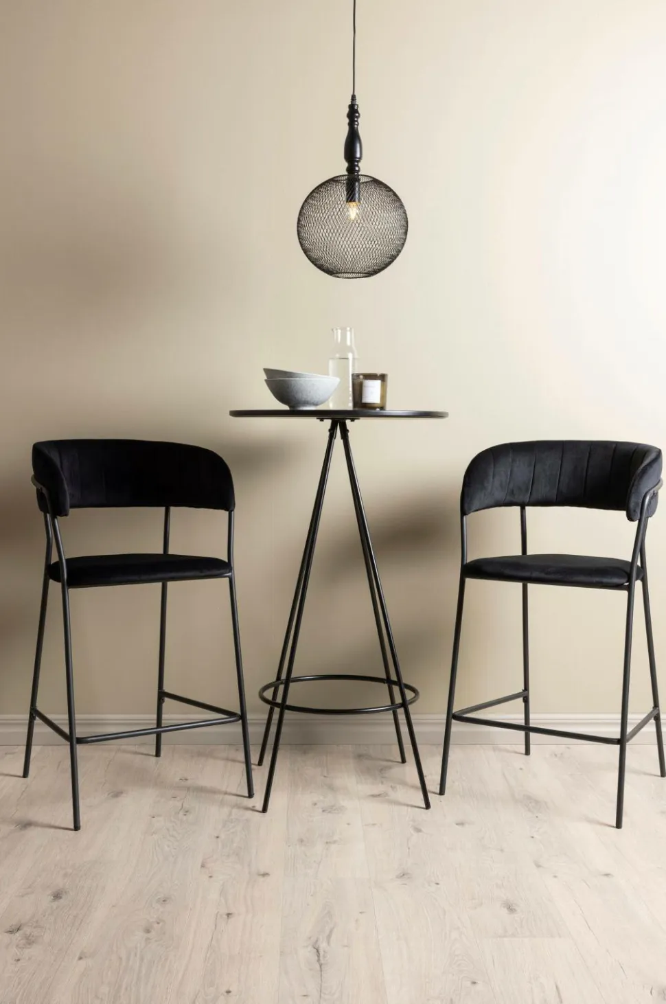 Venture Home Spisegruppe Bistro med 2 stk. stole Lui