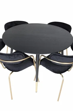 Venture Home Spisegruppe Dipp med 4 stk. stole Arrow