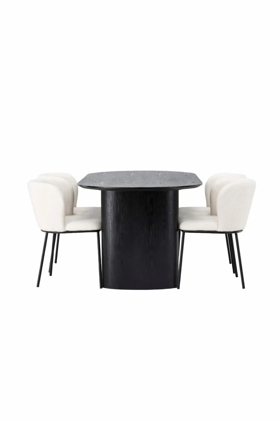 Venture Home Spisegruppe Isolde med 4 stk. stole Edina