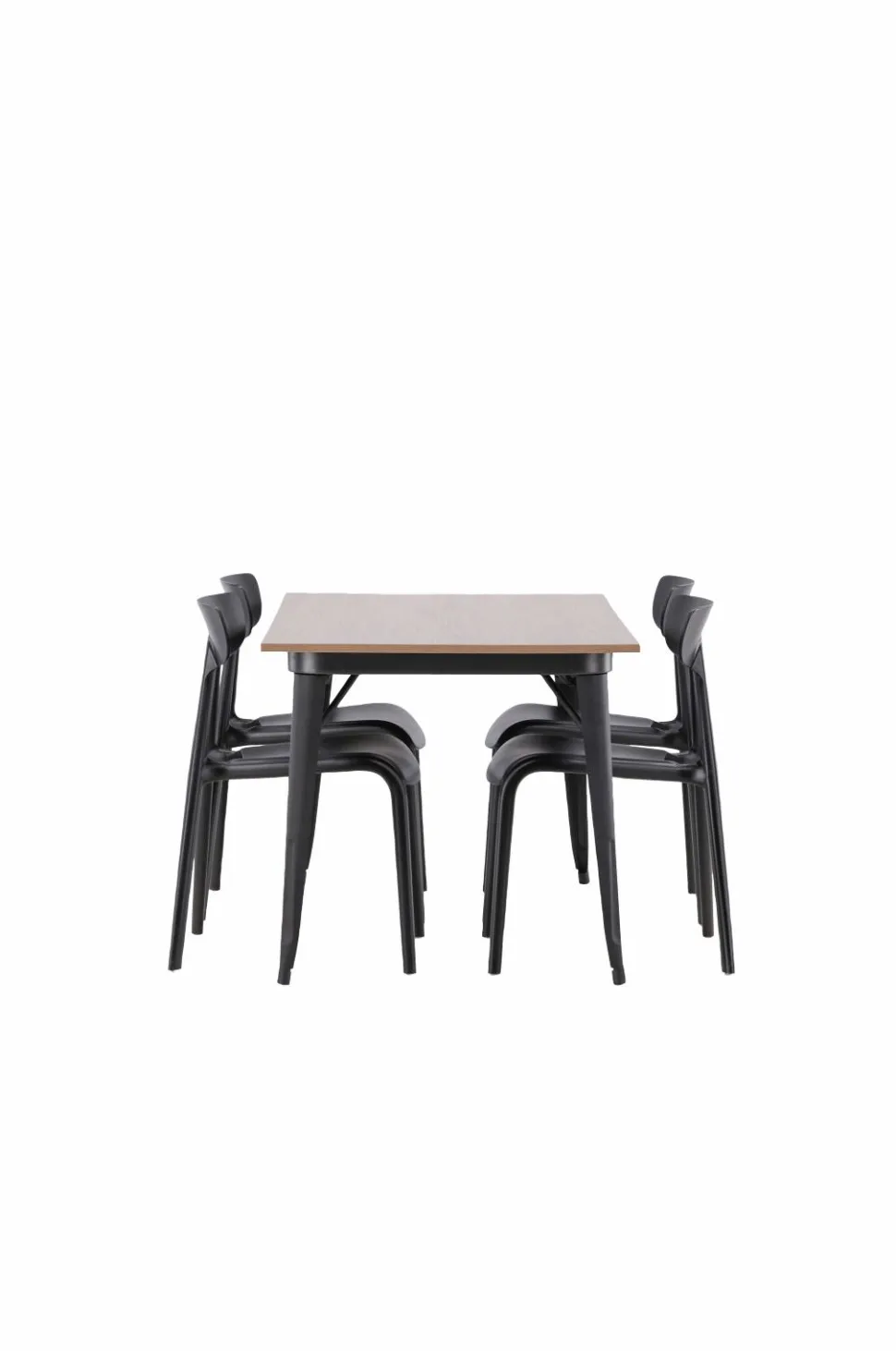 Venture Home Spisegruppe Tempe med 4 stole Ursholmen