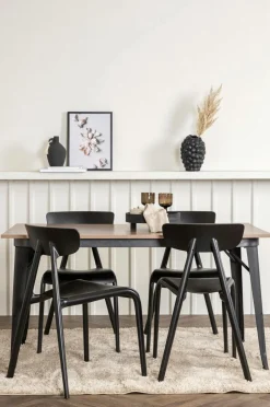 Venture Home Spisegruppe Tempe med 4 stole Ursholmen