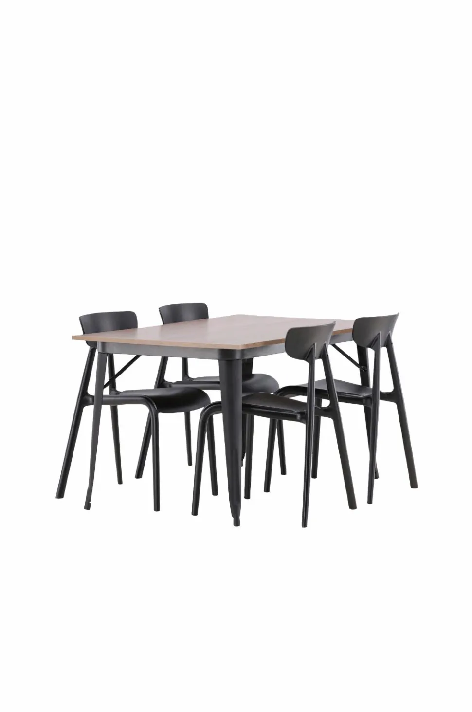 Venture Home Spisegruppe Tempe med 4 stole Ursholmen