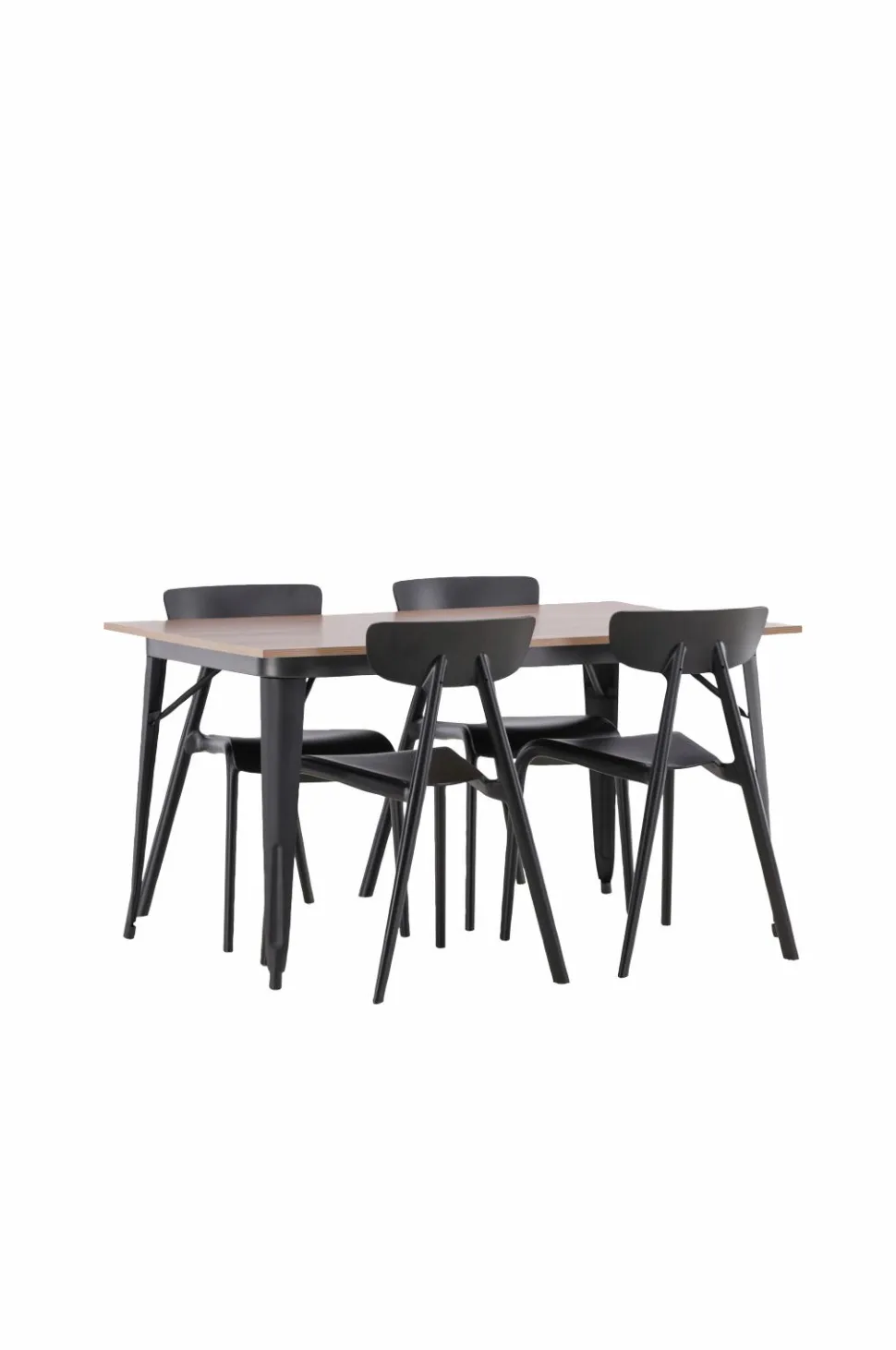 Venture Home Spisegruppe Tempe med 4 stole Ursholmen