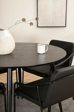Venture Home Spisegruppe Dipp med 4 spisebordsstole Tvist