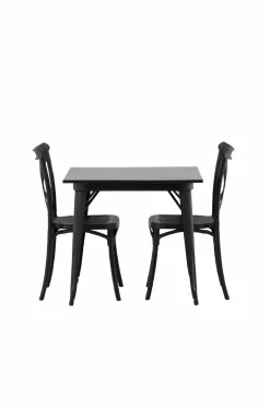 Venture Home Spisegruppe Tempe med 2 spisebordsstole Crosett