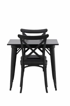 Venture Home Spisegruppe Tempe med 2 spisebordsstole Crosett
