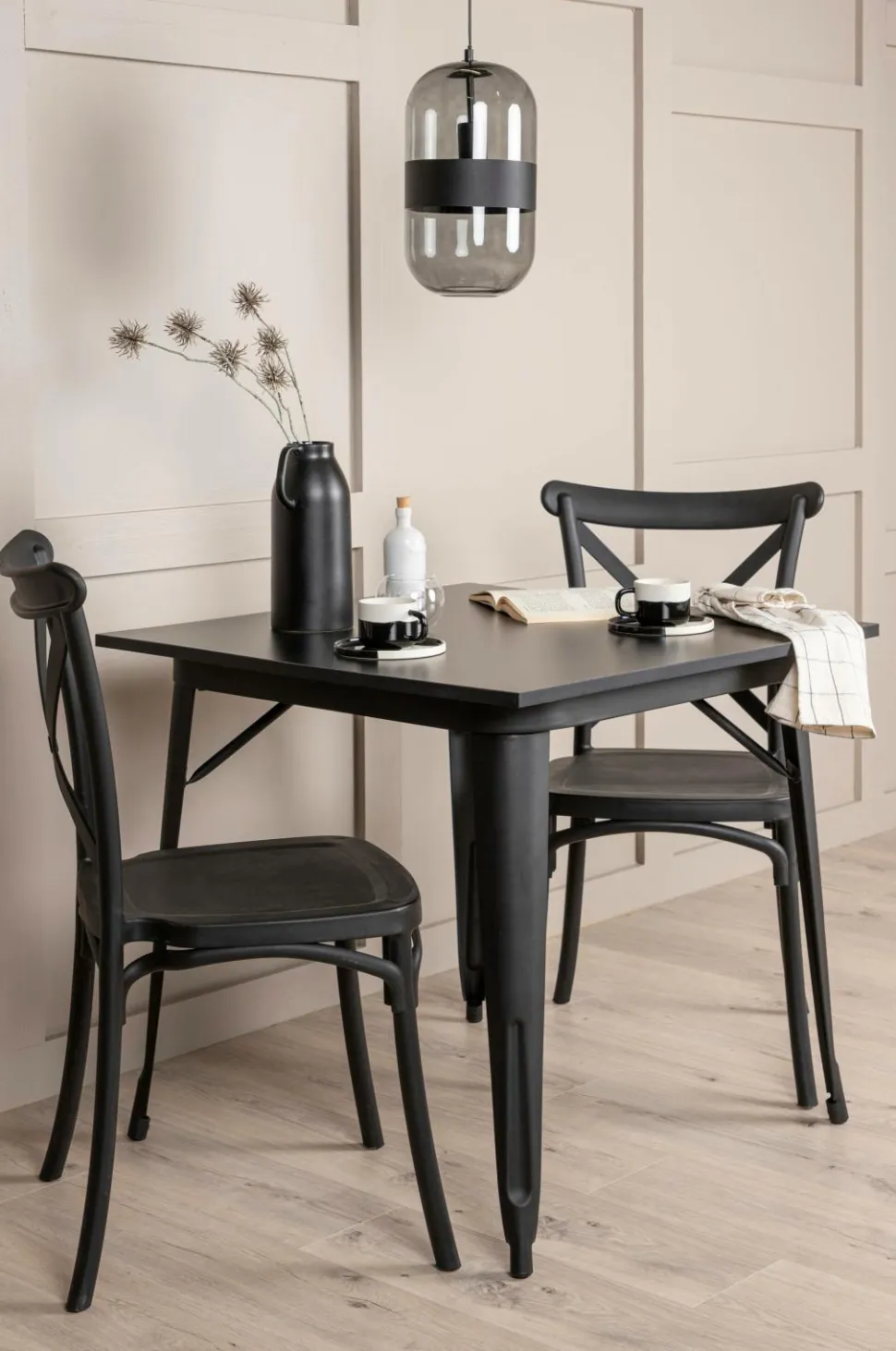 Venture Home Spisegruppe Tempe med 2 spisebordsstole Crosett
