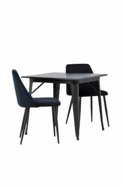 Venture Home Spisegruppe Tempe med 2 stole Night